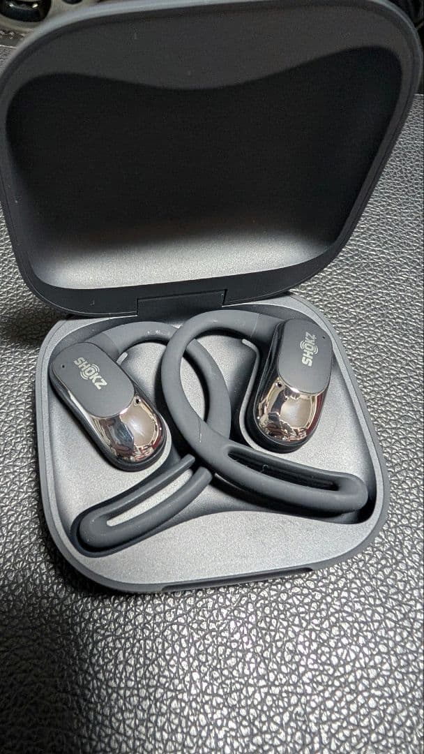 SHOKZ OPENFIT AIR ワイヤレスイヤホン ブラック