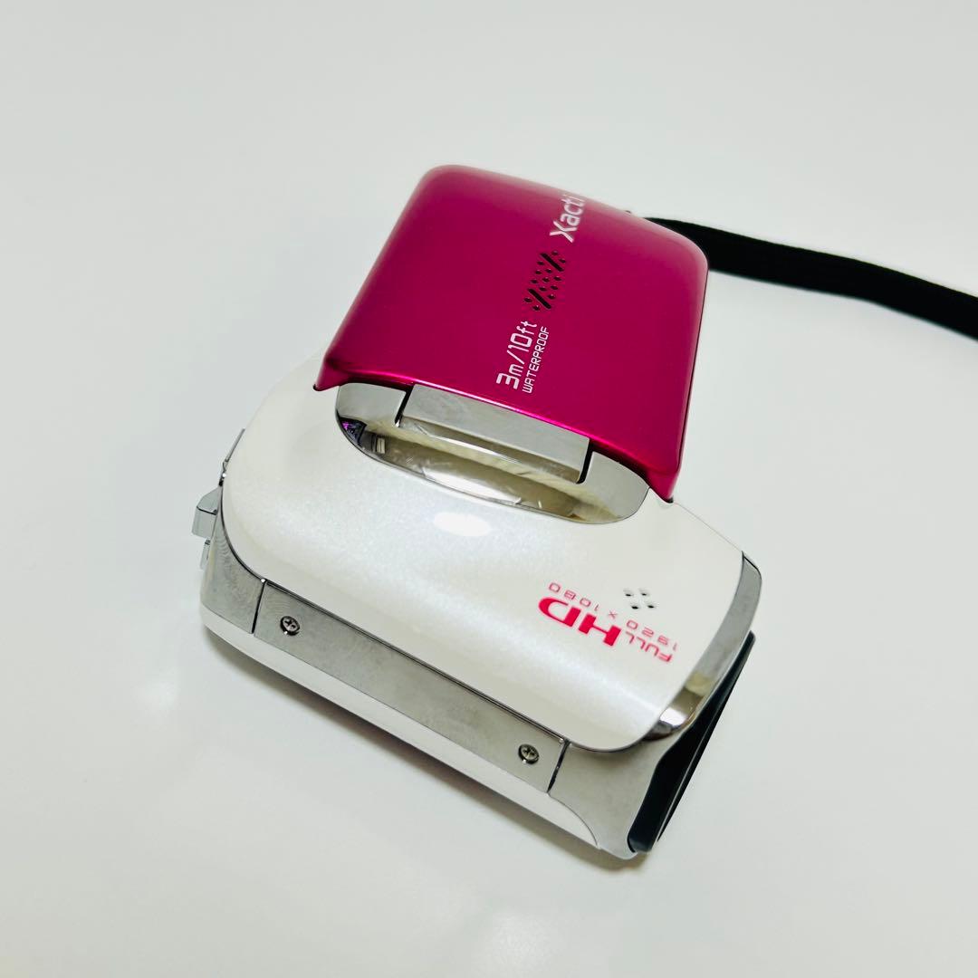 【希少廃盤品】SANYO Xacti DMC-CA100型 防水 ビデオカメラ