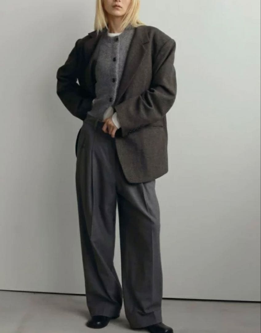 ジャケット・アウター anuke Herringbone Wool Jacket