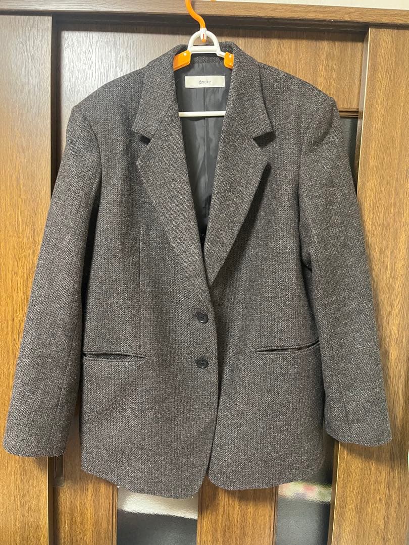 ジャケット・アウター anuke Herringbone Wool Jacket