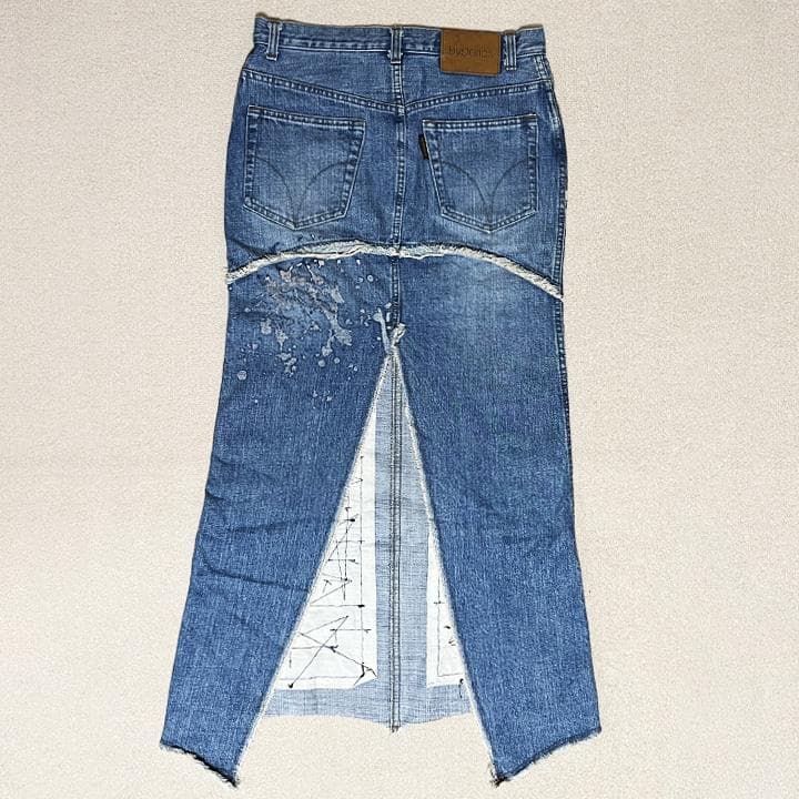 Hysteric Glamour　ダメージ　デニム　ロングスカート 90's