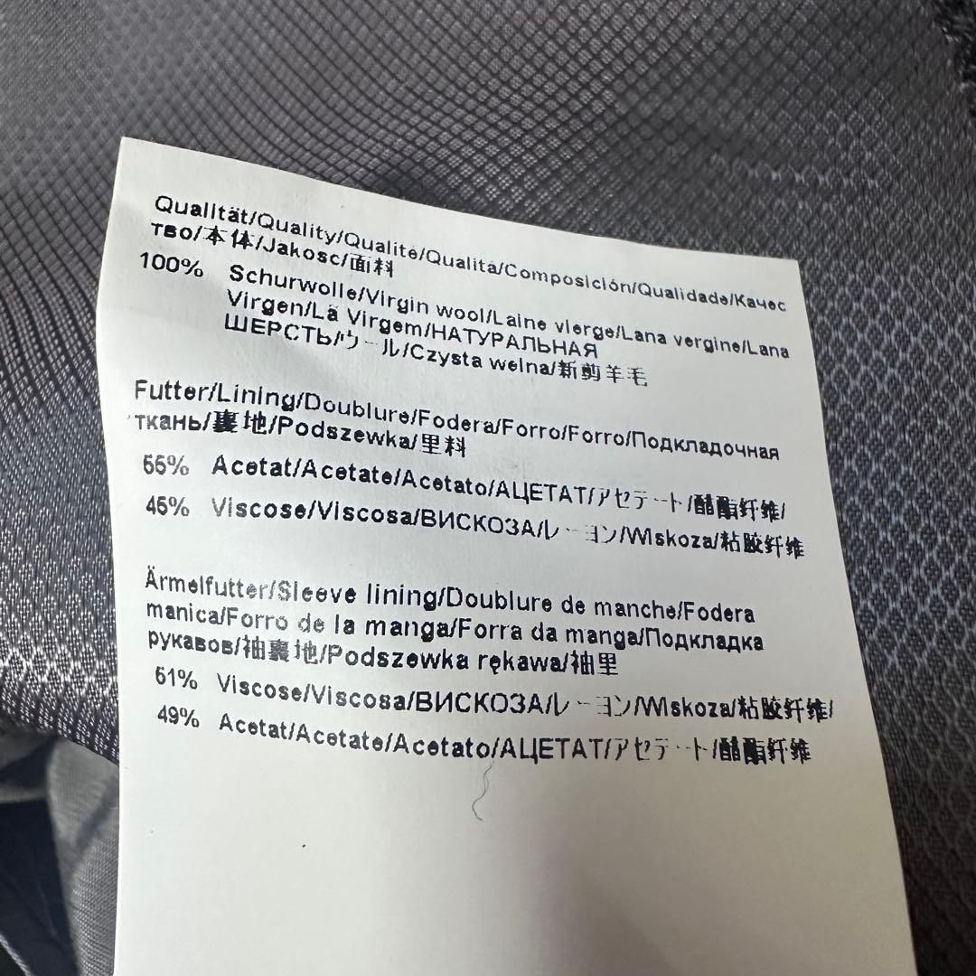 希少ビッグサイズ　BOSS テーラードジャケット 56 3XL相当 グレー