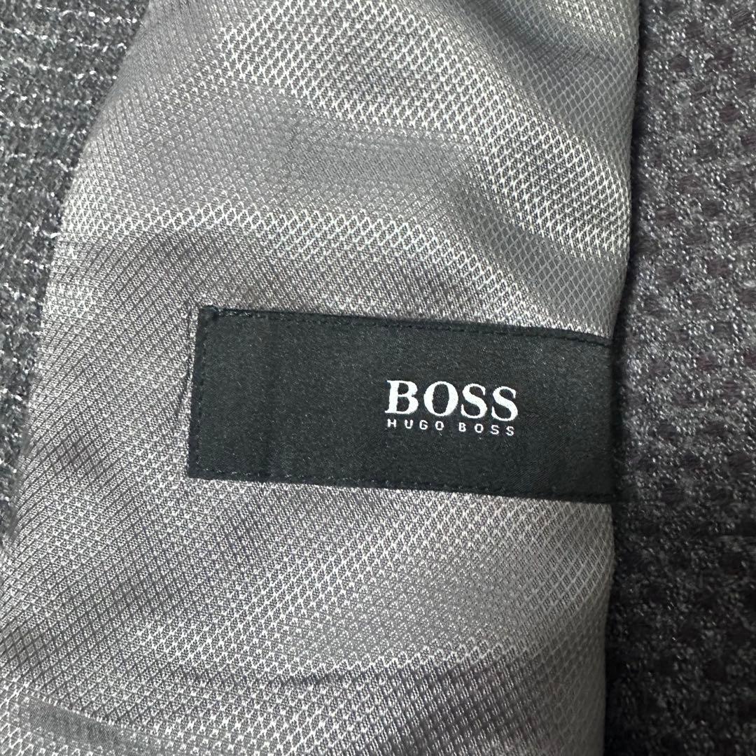 希少ビッグサイズ　BOSS テーラードジャケット 56 3XL相当 グレー