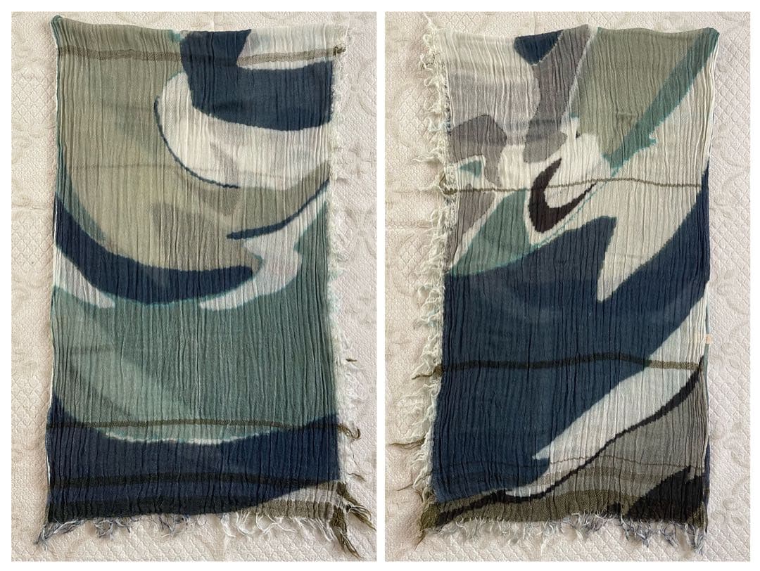 tamaki niime タマキニイメ　print shawl MIDDLE