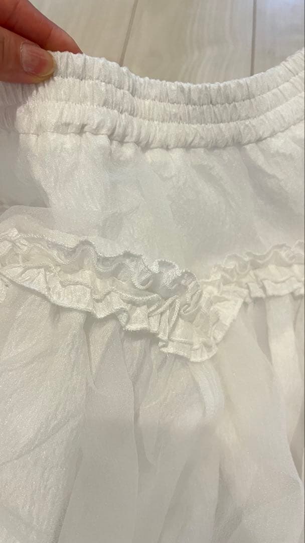 bibiy SCARLETT SKIRT ホワイト