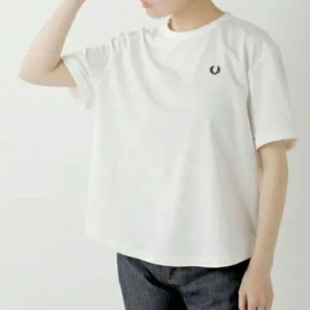 試着のみ 美品 フレッドペリー フィッシュテール ヘム Tシャツ