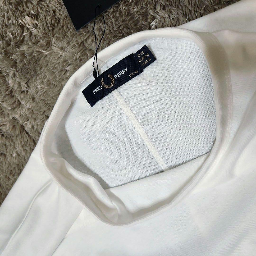 試着のみ 美品 フレッドペリー フィッシュテール ヘム Tシャツ