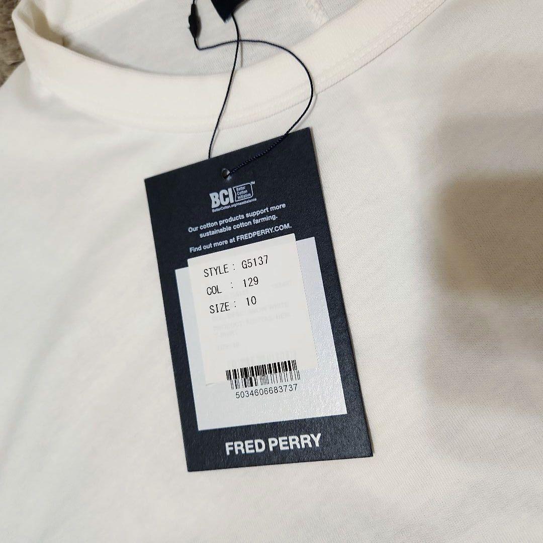 試着のみ 美品 フレッドペリー フィッシュテール ヘム Tシャツ