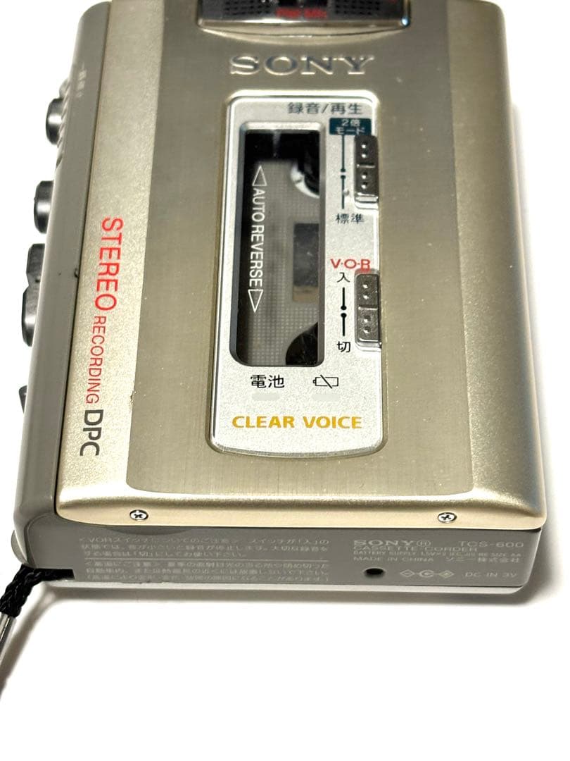 SONY カセットレコーダー TCS-600 整備品