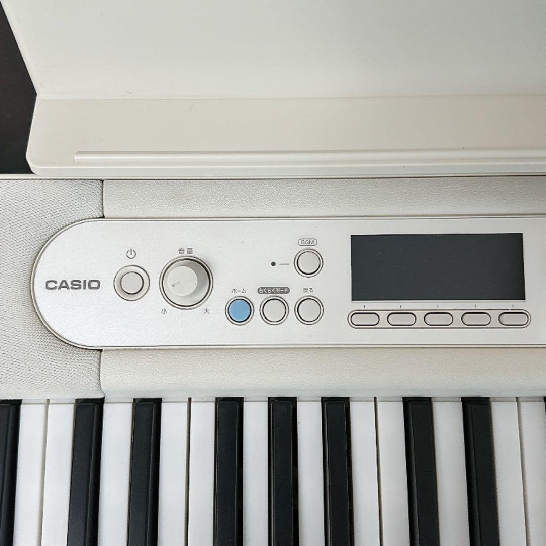 CASIO 光ナビゲーション LK-520 譜面台・ACアダプター付属 2021