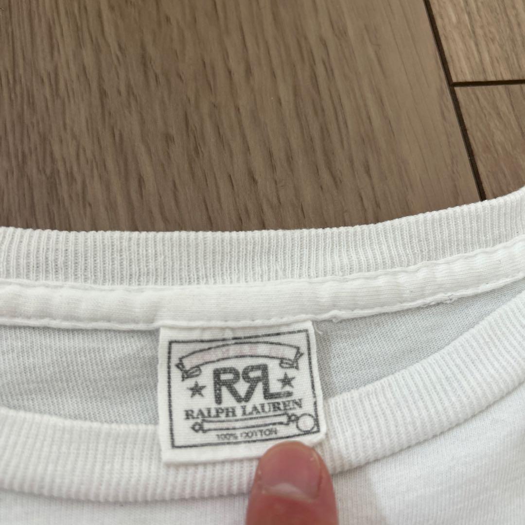 t*i様 RRL ロゴ Tシャツ ホワイト