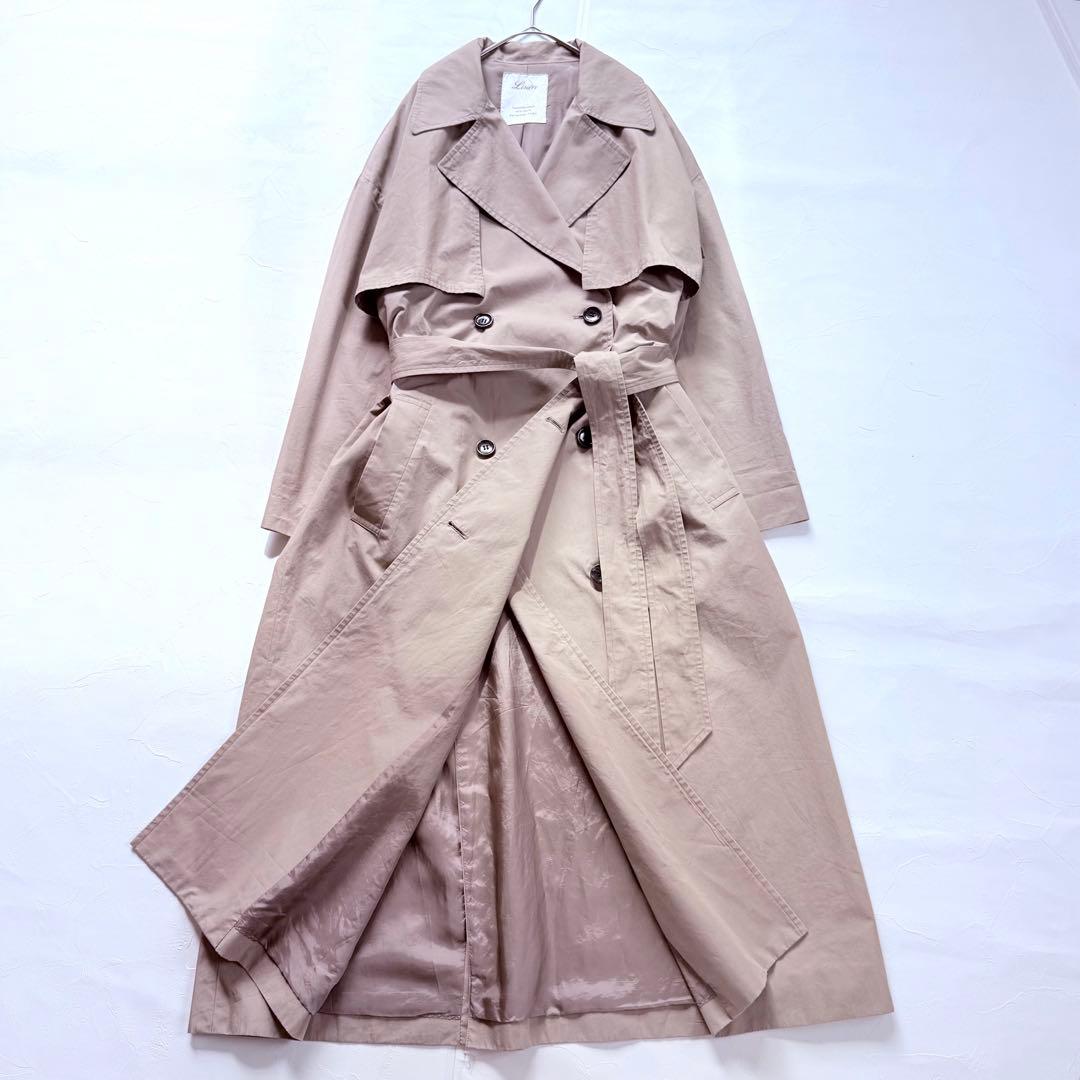 【良品】ドゥーズィエムクラス　ロングトレンチコート　リジェール　ベルト付