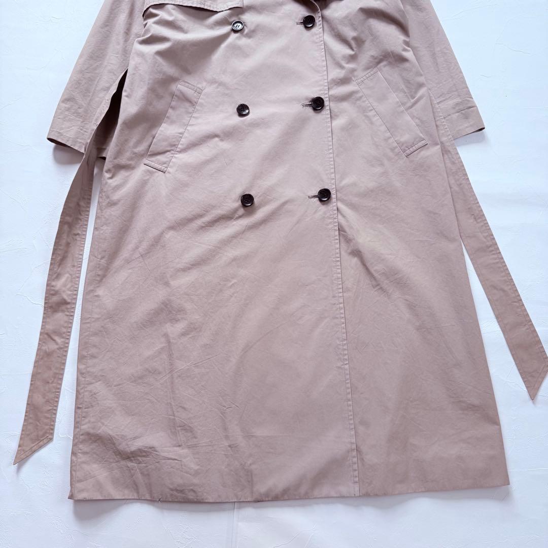 【良品】ドゥーズィエムクラス　ロングトレンチコート　リジェール　ベルト付