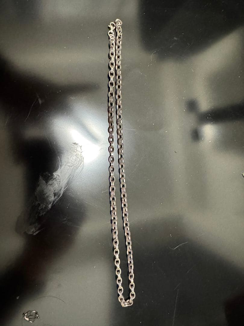 ペーパーチェーン　シルバー　50cm