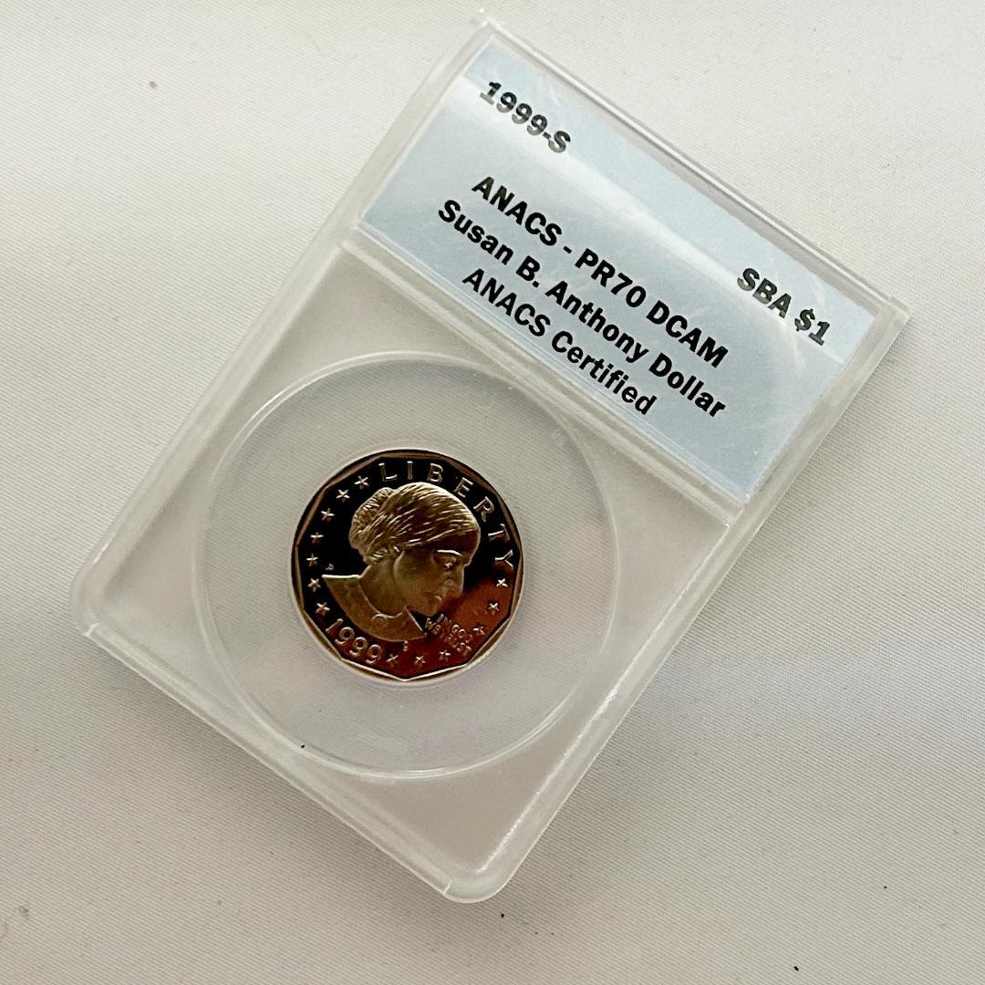 1999年Susan B.AnthonyDollar ANACSPR70DCAM
