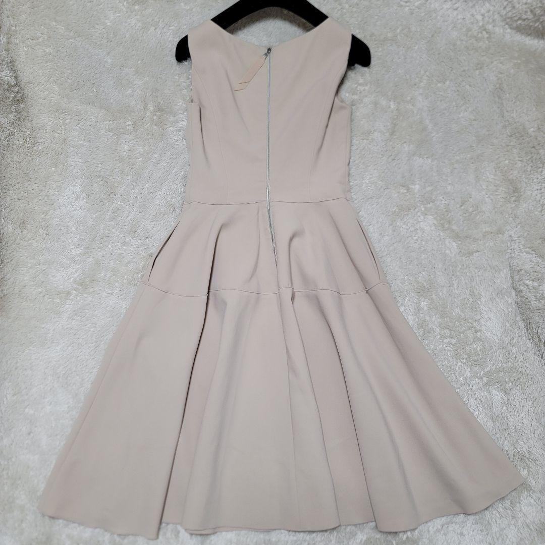 美品✨フォクシーニューヨーク フレアワンピース ベージュ Aライン