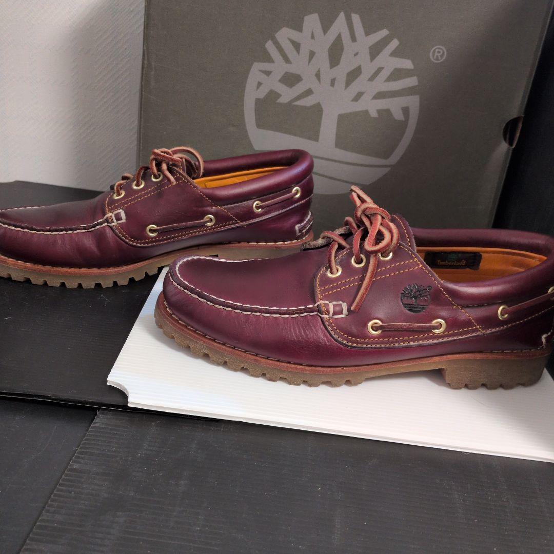 【極美品】Timberland 3eye バーガンディ 9w