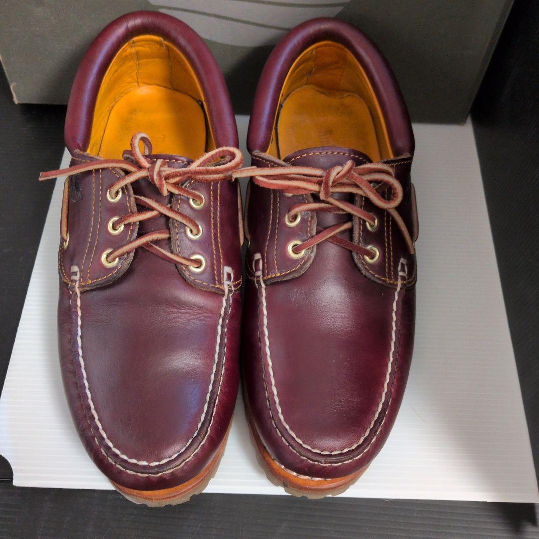 【極美品】Timberland 3eye バーガンディ 9w