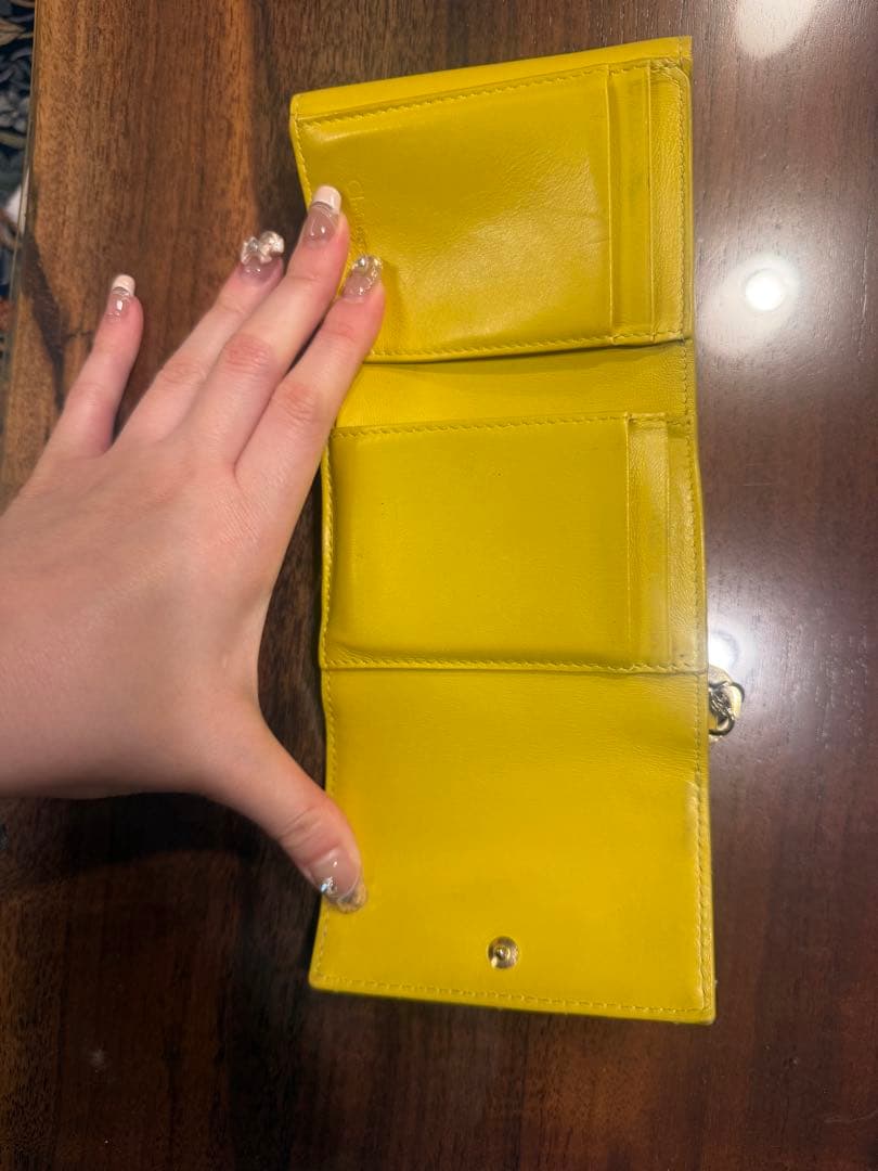 Dior 三つ折り財布　ロータスウォレット　限定色