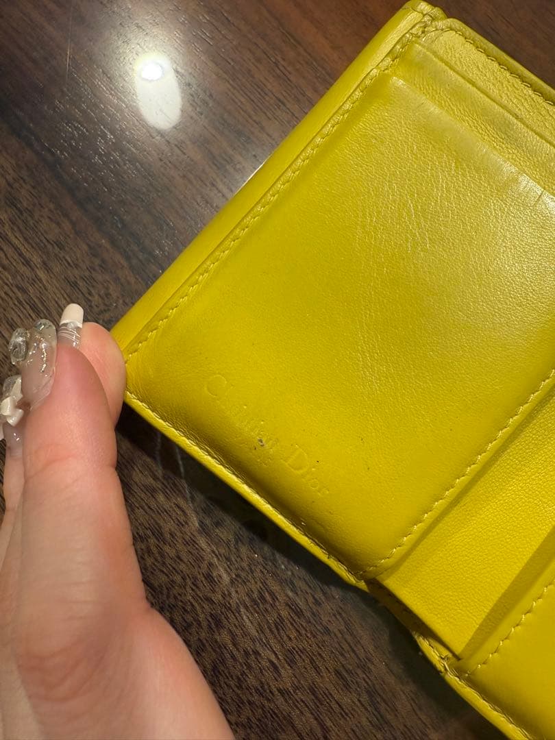 Dior 三つ折り財布　ロータスウォレット　限定色