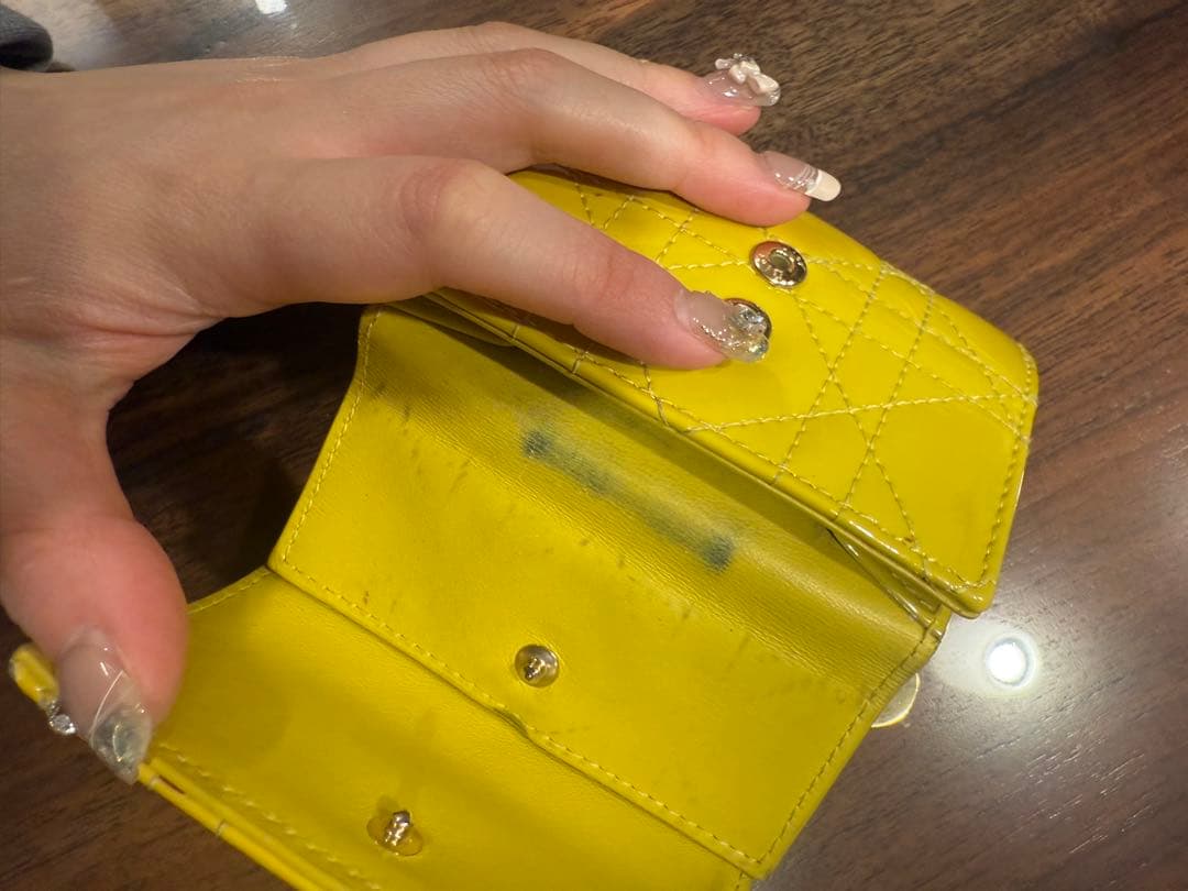 Dior 三つ折り財布　ロータスウォレット　限定色