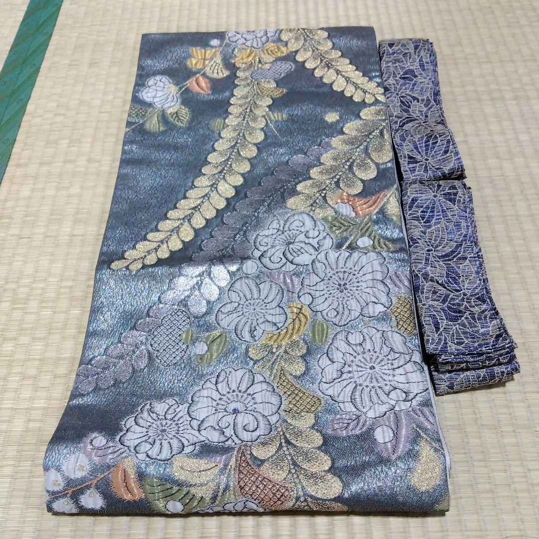 【高級辻が花中古品帯リメイク】和楽器　琴　油単　ゆたん