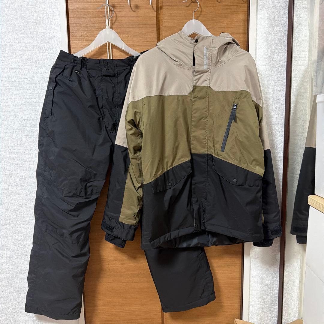 AEGISイージス防水防寒スーツ　スノー スノーキャメル　セットアップ