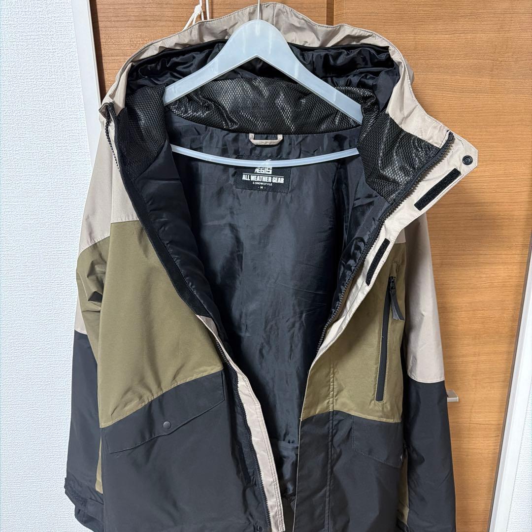 AEGISイージス防水防寒スーツ　スノー スノーキャメル　セットアップ