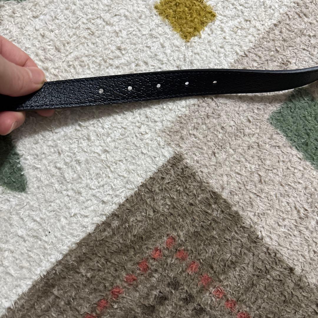 新品未使用GUCCI ブラック レザー リードと首輪　Sセット　ショッパー付き