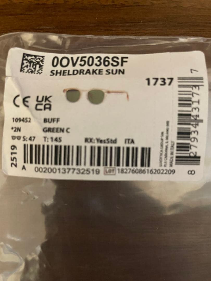 OV5036SF Sheldrake Sun オリバーピープルズ