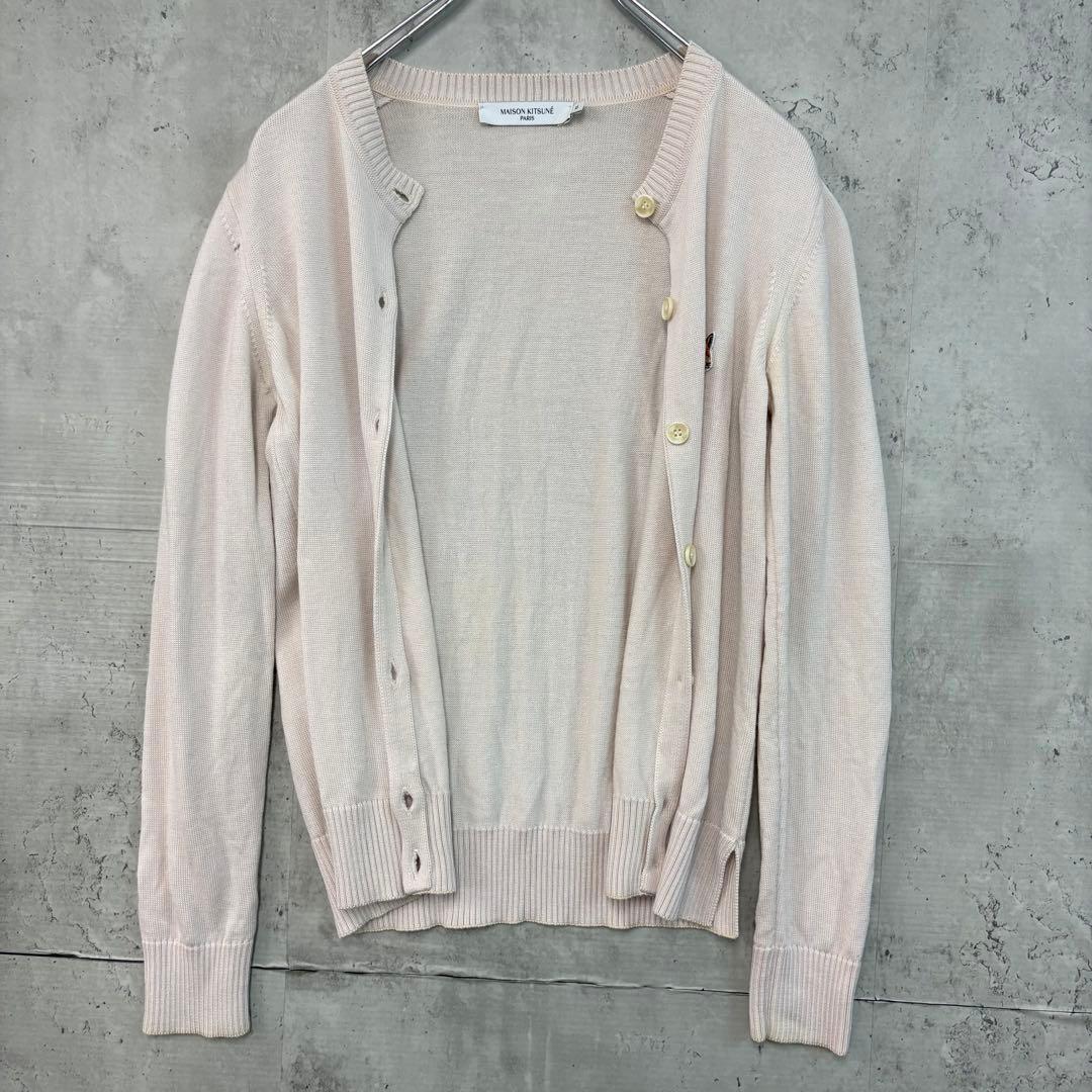 モカル MAISON KITSUNE フォックス ヘッド パッチ カーデ