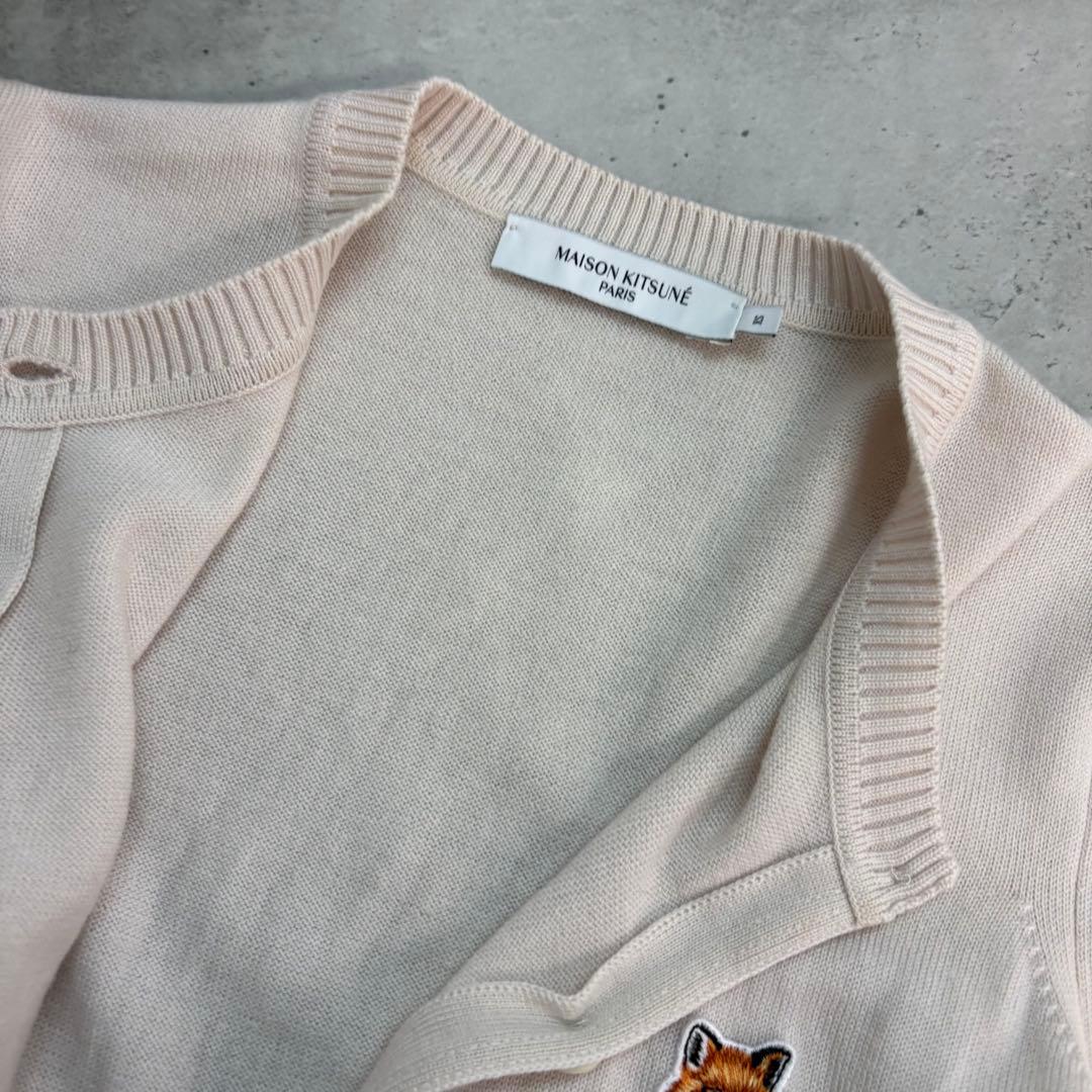 モカル MAISON KITSUNE フォックス ヘッド パッチ カーデ