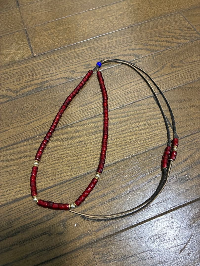 ホワイトハーツ　ハンドメイド　ビーズネックレス　nanbe_11ページ