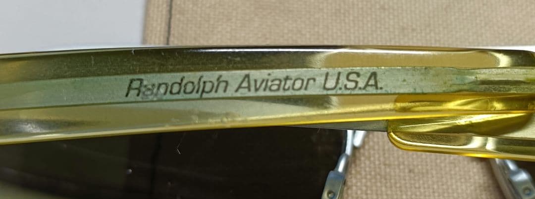 Randolph Aviator サングラス シルバー