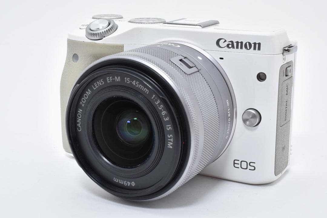 Canon EOS M3 EF-M 18-55mm ホワイト ミラーレス一眼