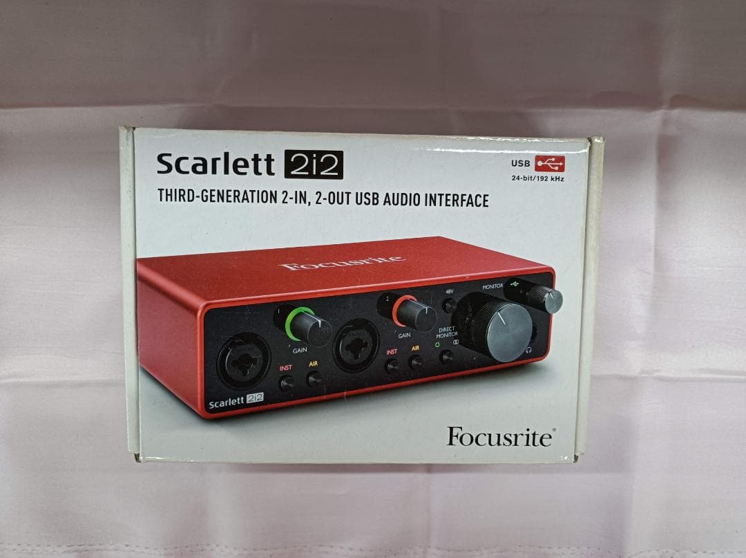 都《HPXXN》Focusrite Scarlett 212 インターフェース