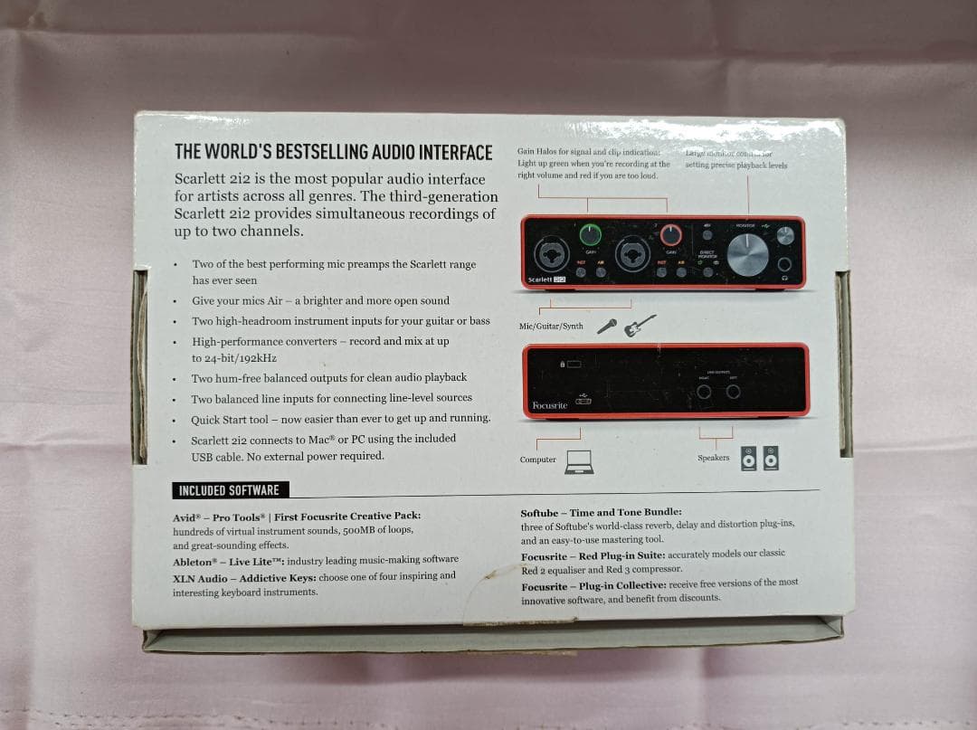 都《HPXXN》Focusrite Scarlett 212 インターフェース