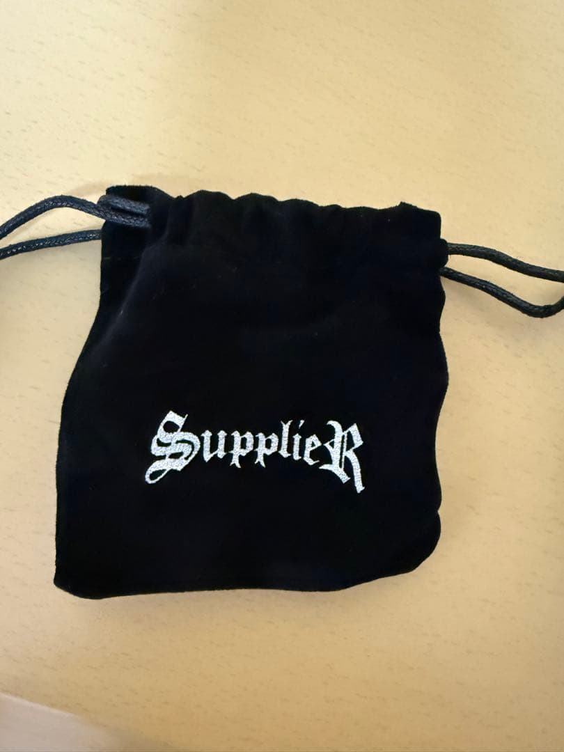 SupplieR Melt Cross Necklace シルバー