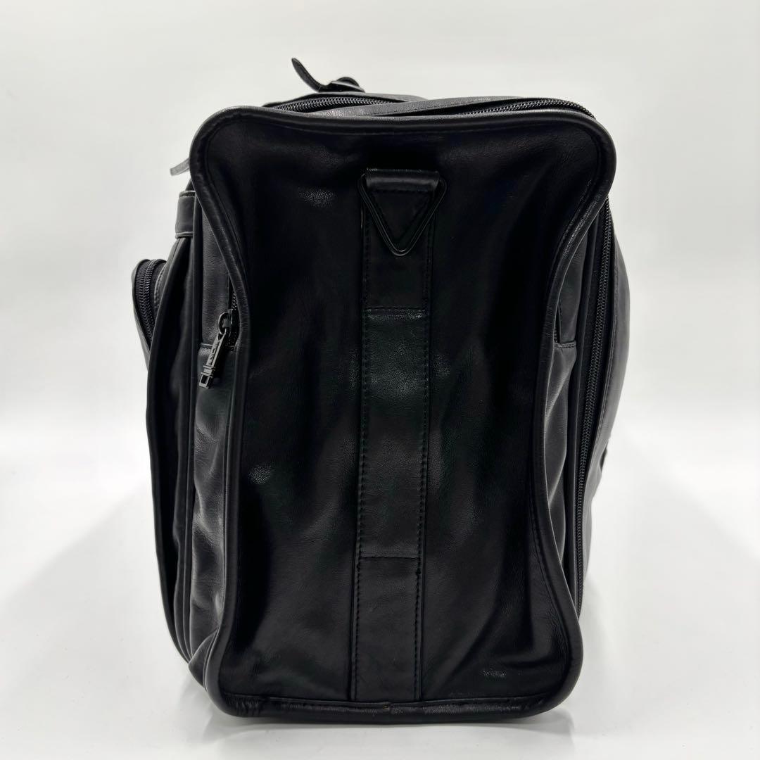 TUMI トゥミ 2way ボストンバッグ オールレザー ブラック 黒 大容量
