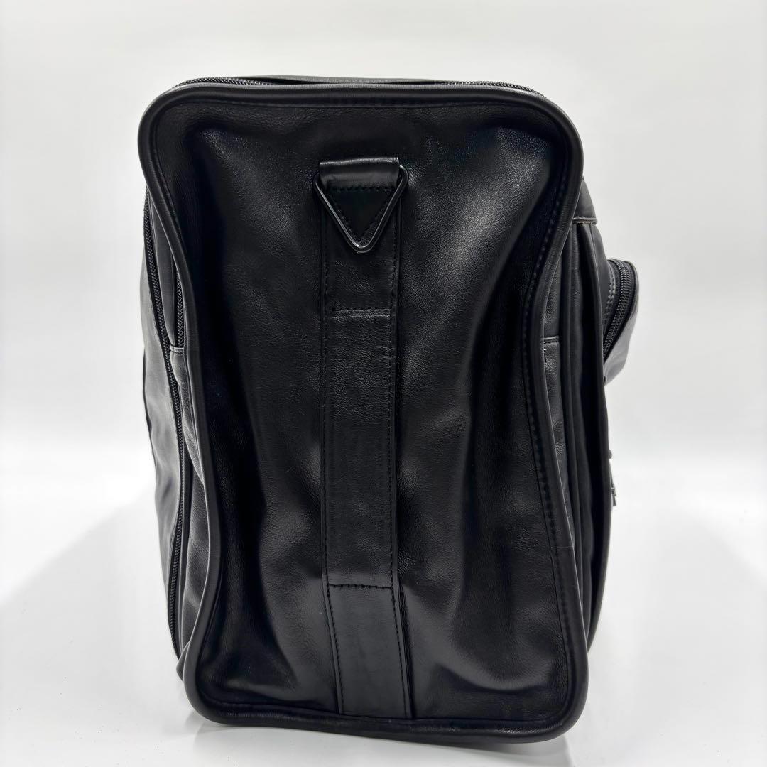 TUMI トゥミ 2way ボストンバッグ オールレザー ブラック 黒 大容量