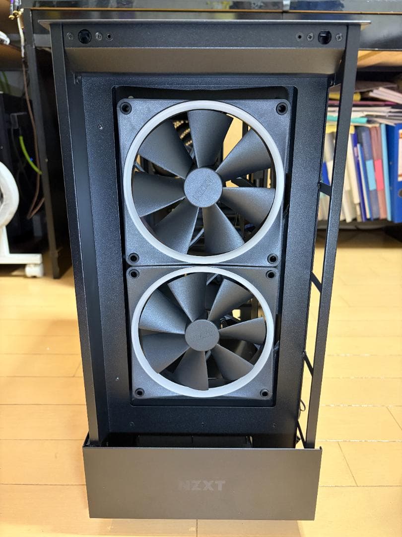 PCケース(自作PC用) NZXT H5 Elite Black + WonderSnail 120PWM