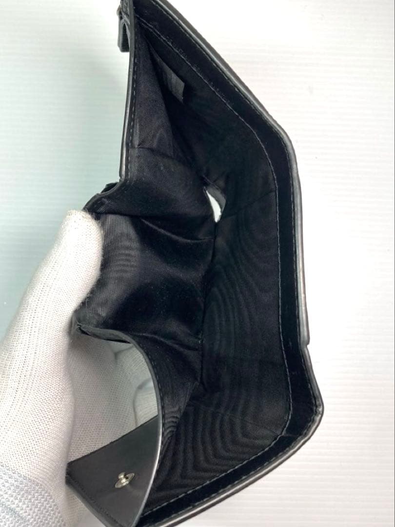 良品　メゾン　マルジェラ　4ステッチ　レザー　三つ折り財布　箱付き　RFID内蔵