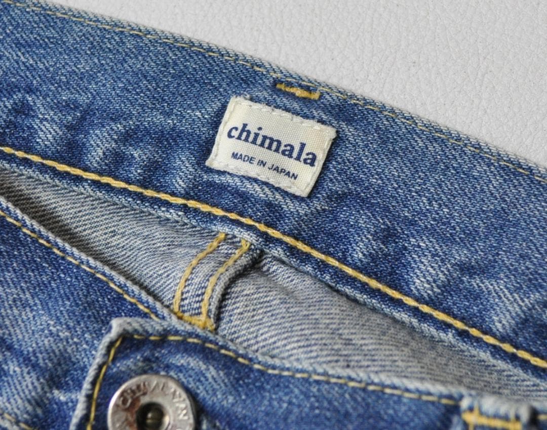 chimala チマラ セルビッチ ストレートデニムパンツ