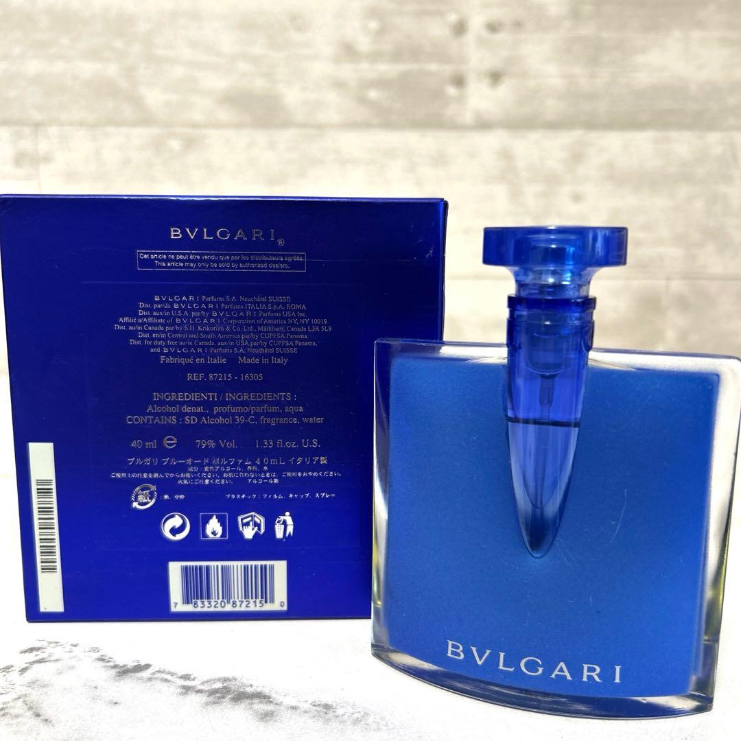ほぼ満量　BVLGARI BLV ブルガリ　ブルー　オードパルファム　40ml