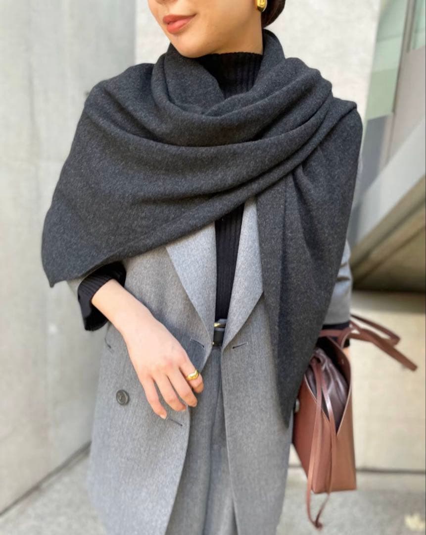 【美品】ASAUCE MELER Chaos別注 カシミヤトライアングルストール