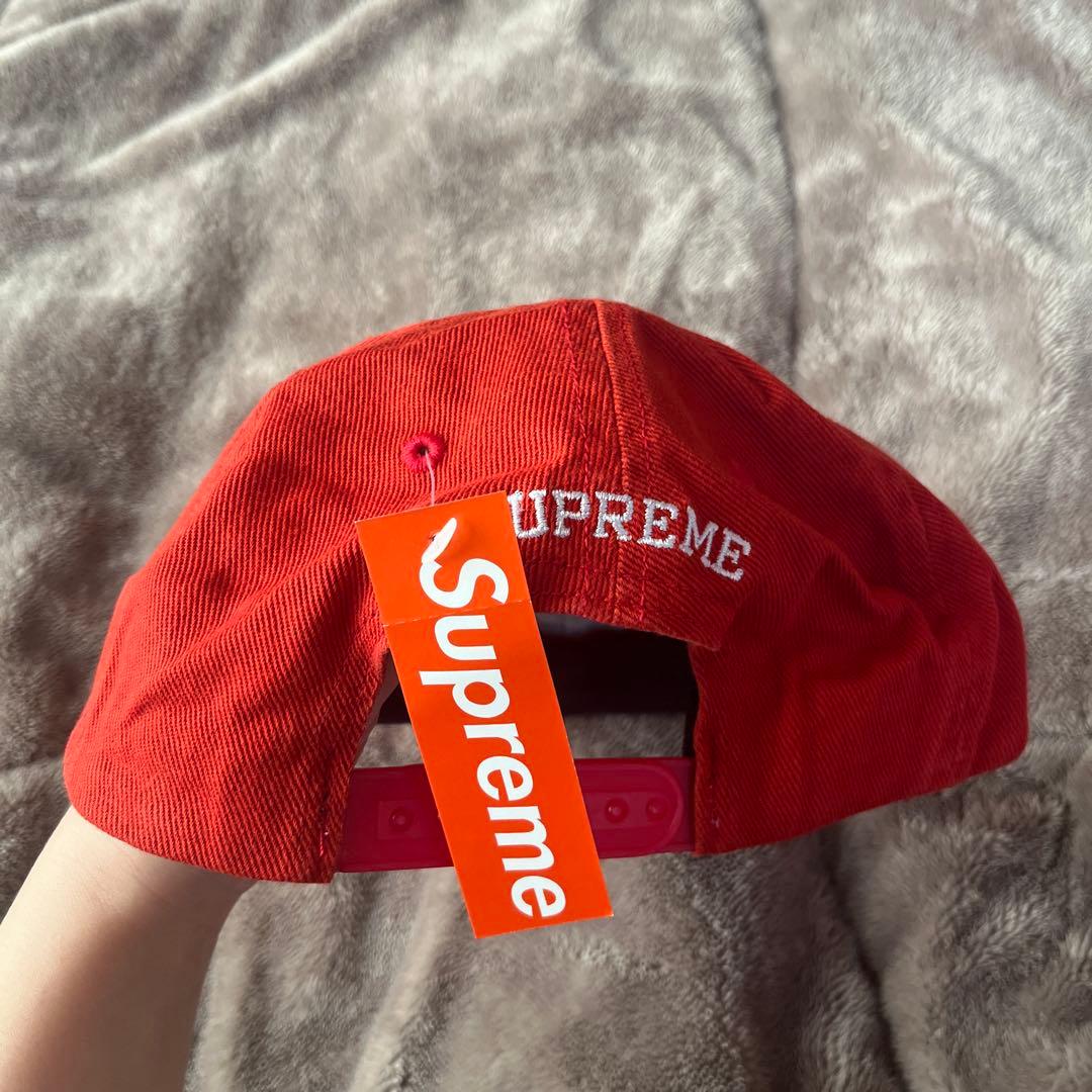 Supreme コーデュロイキャップ レッド