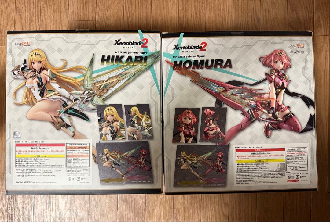 ゼノブレイド2 グッドスマイルカンパニー　ヒカリ、ホムラ1/7スケールフィギュア