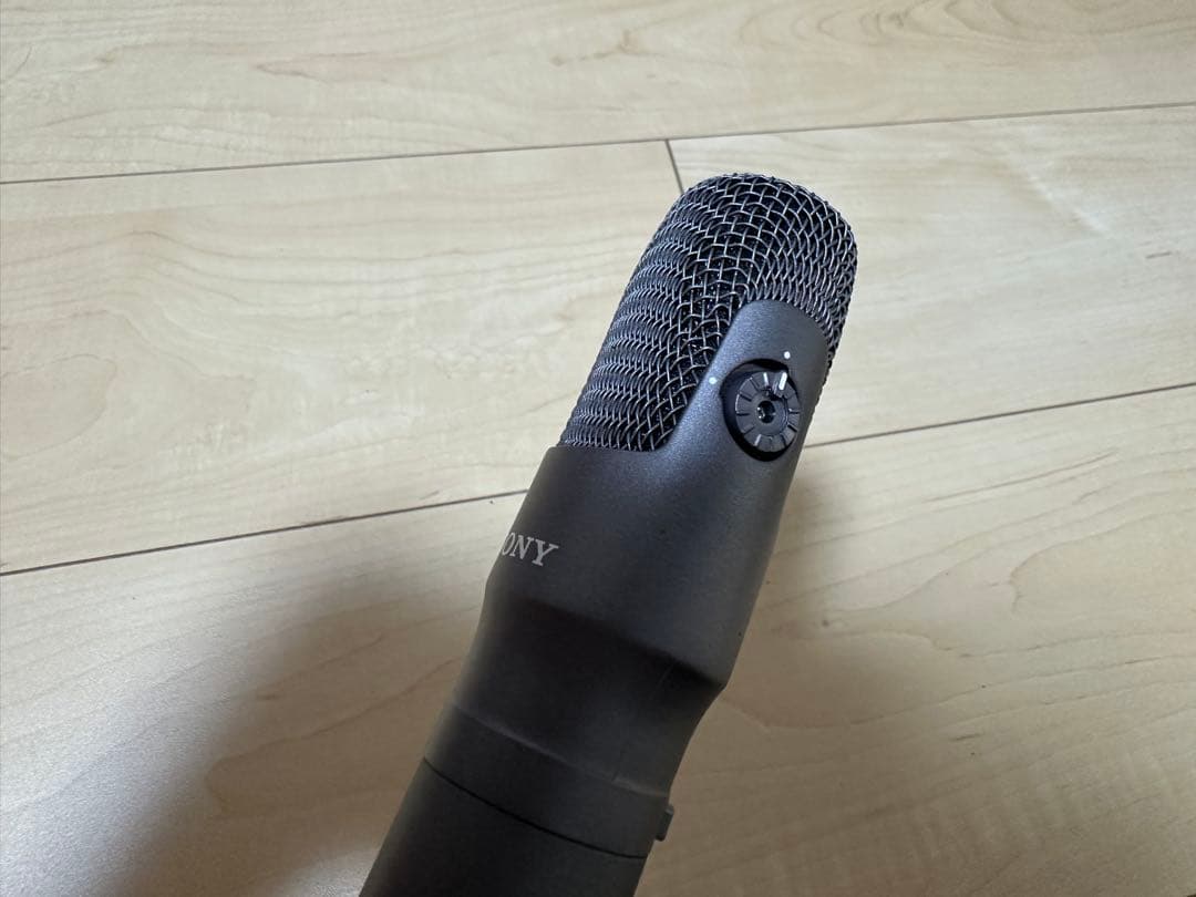 美品　SONY ECM-MS957 コンデンサーマイク　ケーブル付き