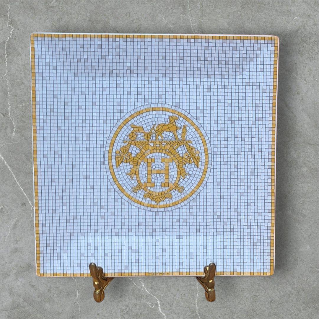 HERMES モザイクデザイン 皿