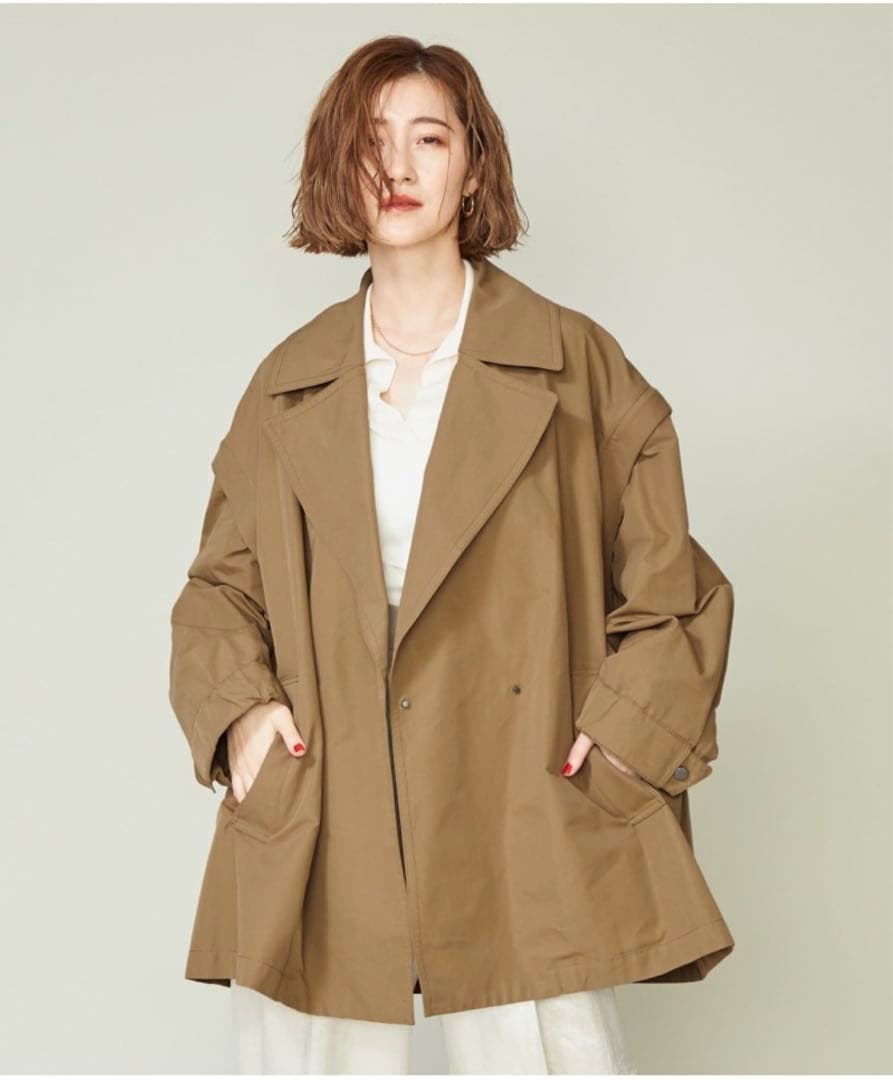 美品✨ conte /ユナイテッドアローズ ミリタリー 2WAY コート